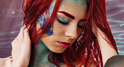 Mermaid Photoshoot Mermaid Makeup & Hair