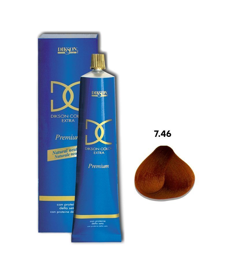 D・Cosmetics DIKSON HAIR COLOR EXTRA 7.46 120ML – UNI Cosmetics