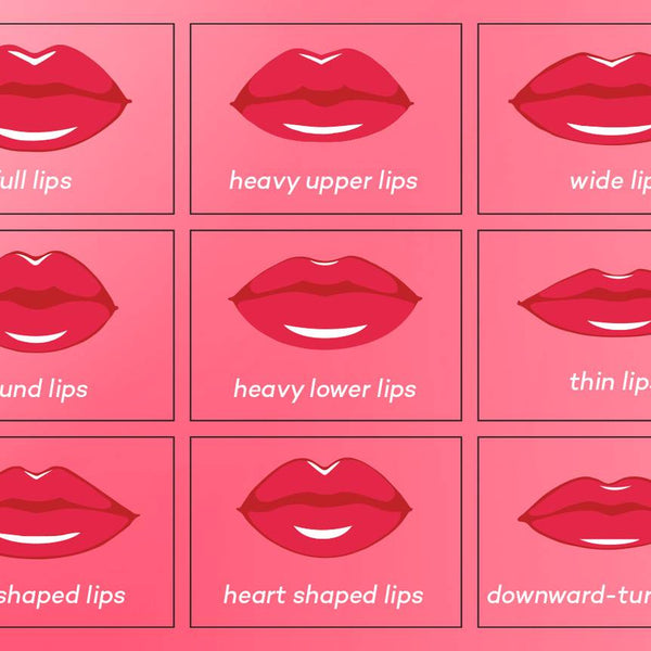 Lip Chart Types Of Lips Shape Lip Shapes Corrective