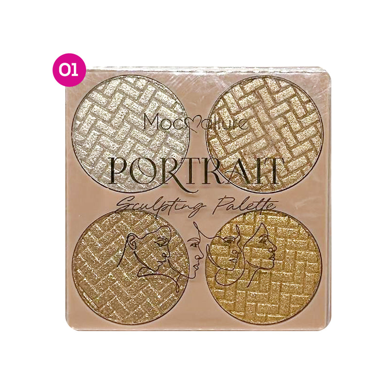 ALLURE PORTRAIT SCULPTING PALETTE HIGHLIGHTER | SHKELQYES PËR FYTYRË