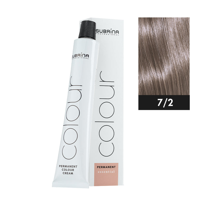 SUBRINA PROFESSIONAL COLOUR PERMANENT ESSENTIAL 7/2 100ML | NGJYRË E PËRHERSHME PËR FLOKË