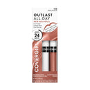 COVERGIRL OUTLAST ALL-DAY NEW NEUTRALS LIP COLOR + TOP COAT RIPE PEACH 110 | BUZËKUQ & TOP COAT