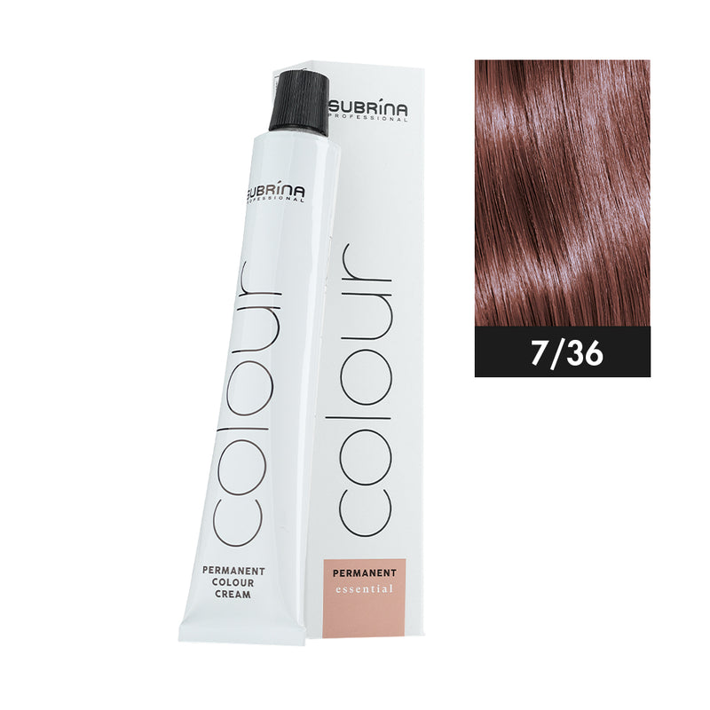 SUBRINA PROFESSIONAL COLOUR PERMANENT ESSENTIAL 7/36 100ML | NGJYRË E PËRHERSHME PËR FLOKË