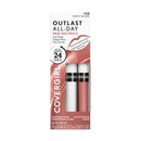 COVERGIRL OUTLAST ALL-DAY NEW NEUTRALS LIP COLOR + TOP COAT ROSIE 130 | BUZËKUQ & TOP COAT