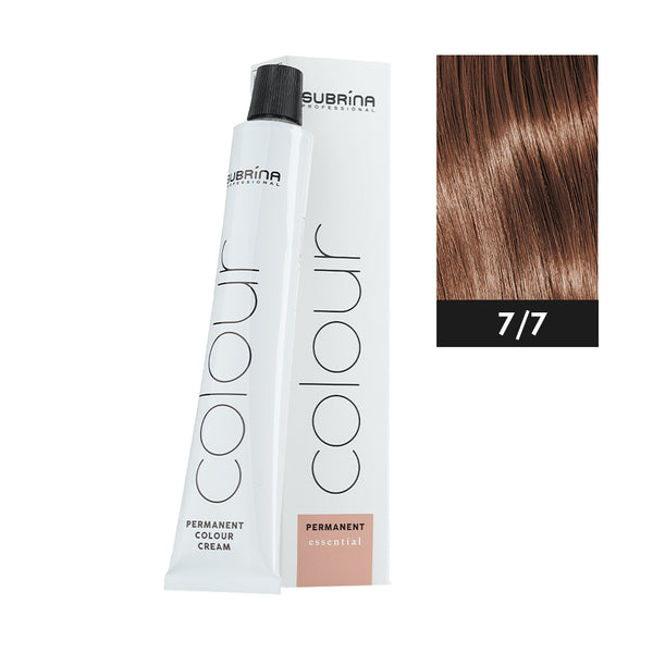 SUBRINA PROFESSIONAL COLOUR PERMANENT ESSENTIAL 7/7 100ML | NGJYRË E PËRHERSHME PËR FLOKË