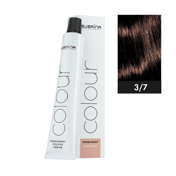 SUBRINA PROFESSIONAL COLOUR PERMANENT ESSENTIAL 3/7 100ML | NGJYRË E PËRHERSHME PËR FLOKË