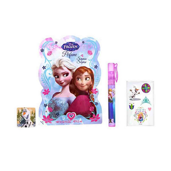 FROZEN PERFUME SURPRISE GIFT BAG PERFUME PEN BOOKMARK & TATTOO 9.5 ML | PARFUM PËR FEMRA