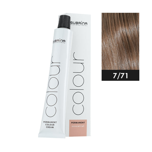 SUBRINA PROFESSIONAL COLOUR PERMANENT ESSENTIAL 7/71 100ML | NGJYRË E PËRHERSHME PËR FLOKË