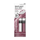 COVERGIRL OUTLAST ALL-DAY NEW NEUTRALS LIP COLOR + TOP COAT SILVERED GRAPE 150 | BUZËKUQ & TOP COAT