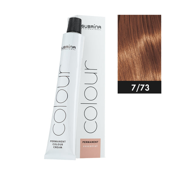 SUBRINA PROFESSIONAL COLOUR PERMANENT ESSENTIAL 7/73 100ML | NGJYRË E PËRHERSHME PËR FLOKË