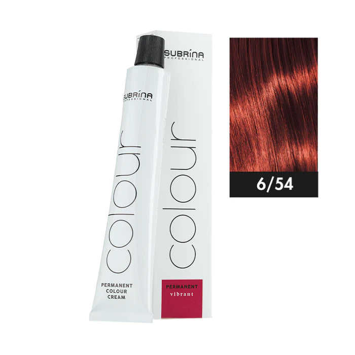 SUBRINA PROFESSIONAL COLOUR PERMANENT VIBRANT 6/54 100ML | NGJYRË E PËRHERSHME PËR FLOKË