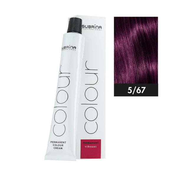 SUBRINA PROFESSIONAL COLOUR PERMANENT VIBRANT 5/67 100ML | NGJYRË E PËRHERSHME PËR FLOKË