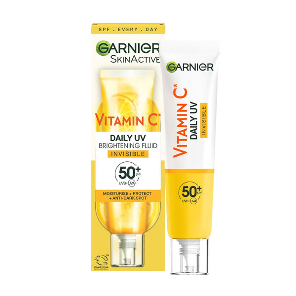 GARNIER VITAMIN C DAILY UV BRIGHTENING FLUID GLOW 50+ SPF UVB+UVA 40ml