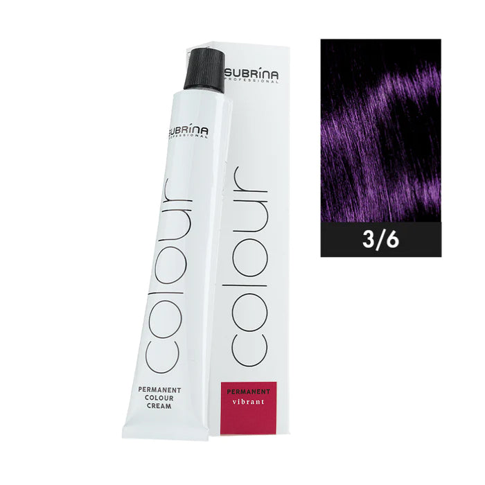 SUBRINA PROFESSIONAL COLOUR PERMANENT VIBRANT 3/6 100ML | NGJYRË E PËRHERSHME PËR FLOKË