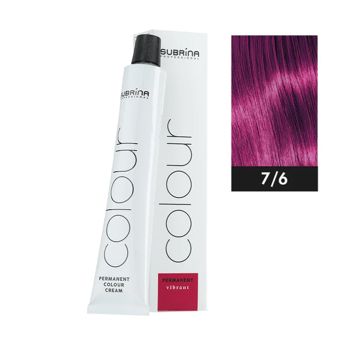 SUBRINA PROFESSIONAL COLOUR PERMANENT VIBRANT 7/6 100ML | NGJYRË E PËRHERSHME PËR FLOKË