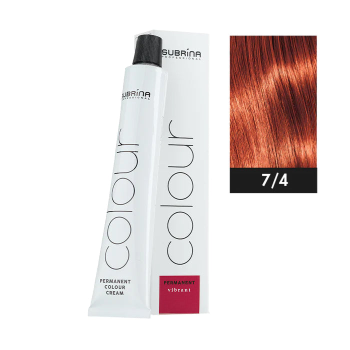 SUBRINA PROFESSIONAL COLOUR PERMANENT VIBRANT 7/4 100ML | NGJYRË E PËRHERSHME PËR FLOKË