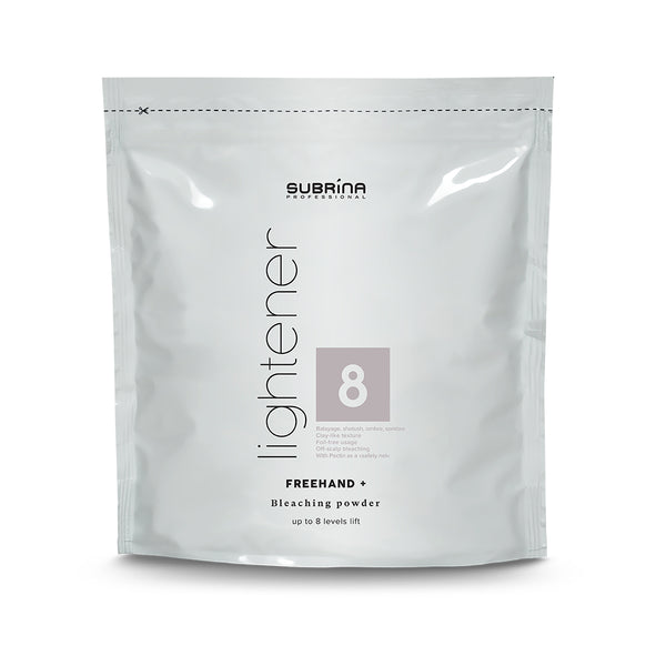 SUBRINA PROFESSIONAL LIGHTENER FREEHAND + BLEACHING POWDER UP TO 8 LEVELS BAG 400G | PUDËR ZBARDHUESE ( BLLANZH)