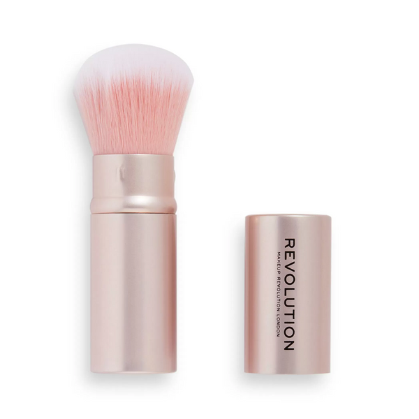 REVOLUTION ROSE GOLD RETRACTABLE KABUKI BRUSH | BRUSHË PËR GRIM