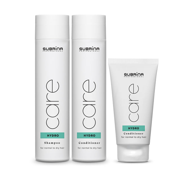 SUBRINA SET PËR HIDRATIMIN E FLOKËVE: SHAMPO 250ML + KONDICIONER 250ML MASK 150ML (SET 3 COPË)