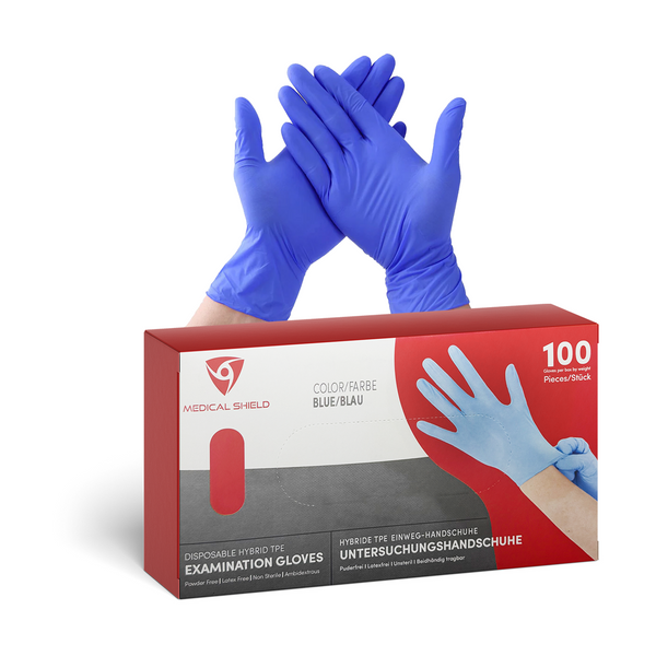 checkup handschuhe DISPOSABLE HYBRID TPE EXAMINATION GLOVES