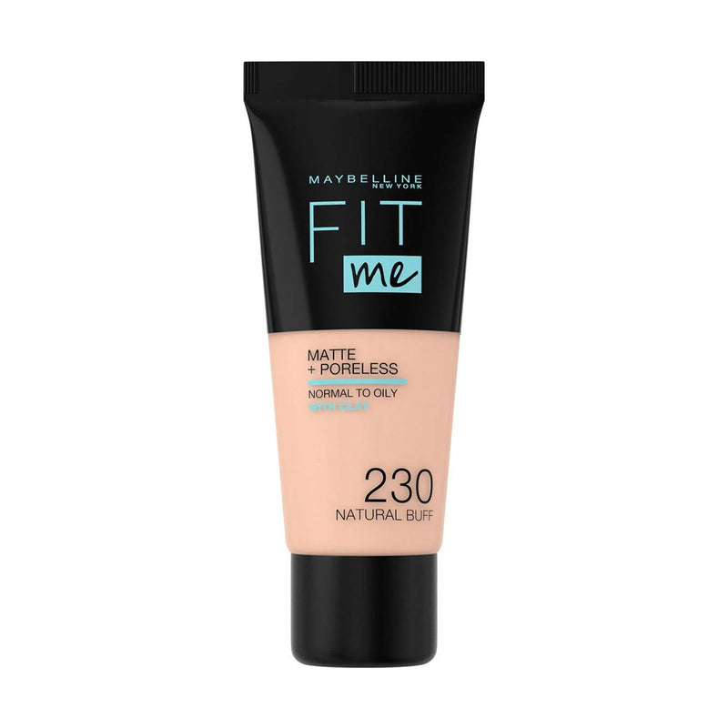 MAYBELLINE FOUNDATION FIT ME MATTE 230 NATURAL BUFF | PUDËR E LËNGËT