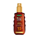 GARNIER AMBRE SOLAIRE IDEAL BRONZE TAN ENHANCING OLI SPF 15 150ml | VAJ PËR NXIRJE TË LËKURËS