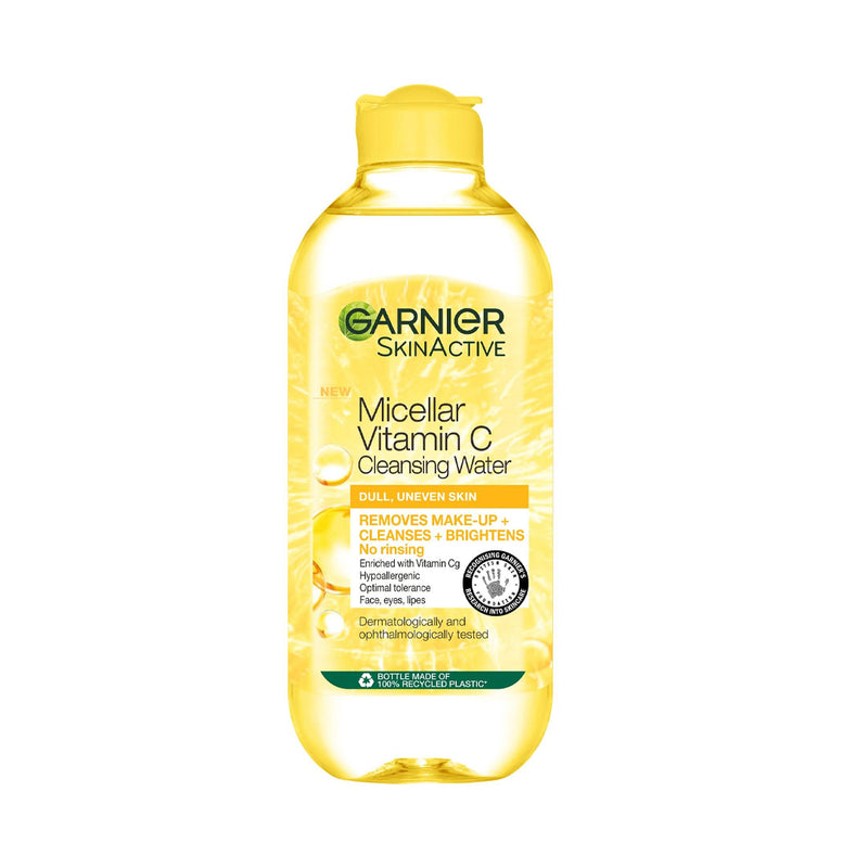 GARNIER MICELLAR VITAMIN C CLEANSING WATER 400ML | SOLUCION PËR PASTRIMIN E FYTYRËS