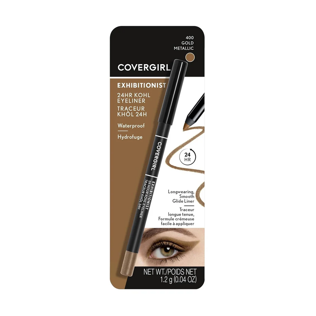 COVERGIRL EXHIBITIONIST GOLD METALLIC EYELINER 400 | LINER PËR SY – UNI ...