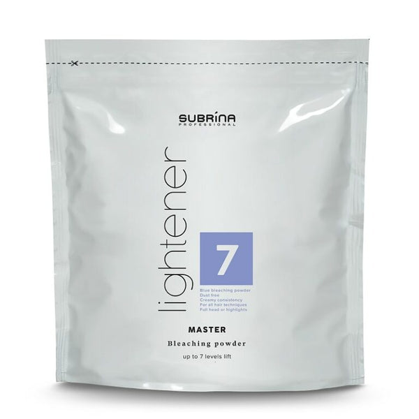 SUBRINA PROFESSIONAL LIGHTENER MASTER BLEACHING POWDER UP TO 7 LEVELS BAG 500G | PUDËR ZBARDHUESE ( BLLANZH)