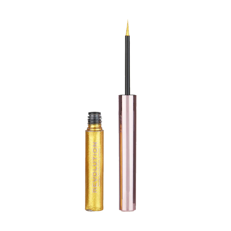 REVOLUTION ULTIMATE LIGHTS CHROMATIC EYELINER GOLD GLEAM 24ML | LINER PËR SY