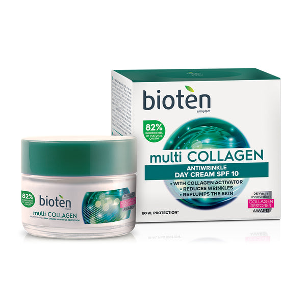 BIOTEN MULTI COLLAGEN ANTIWRINKLE DAY CREAM SPF 10 82% 50ml | KREM DITE KUNDËR RRUDHAVE