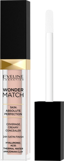 EVELINE WONDER MATCH 20 PEACH COVERAGE CREAMY CONCEALER | KORREKTOR