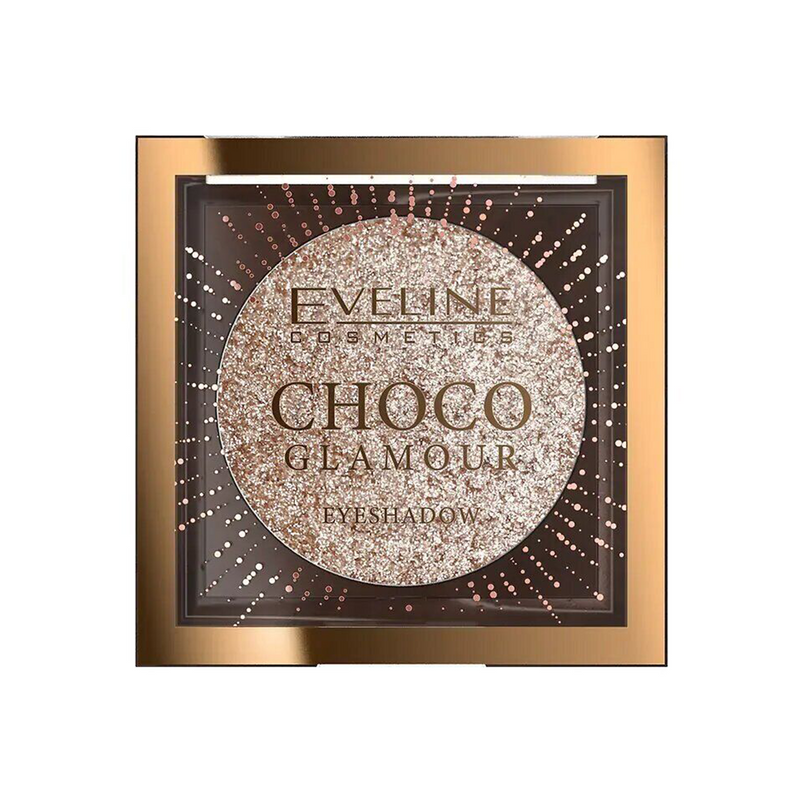 EVELINE CHOCO GLAMOUR GLOSSY EYESHADOW 01 | HIJE PËR SY