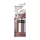 COVERGIRL OUTLAST ALL-DAY NEW NEUTRALS LIP COLOR + TOP COAT TWILIGHT COFFEE 760 | BUZËKUQ & TOP COAT