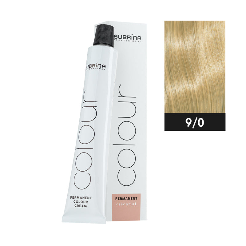 SUBRINA PROFESSIONAL COLOUR PERMANENT ESSENTIAL 9/0 100ML | NGJYRË E PËRHERSHME PËR FLOKË