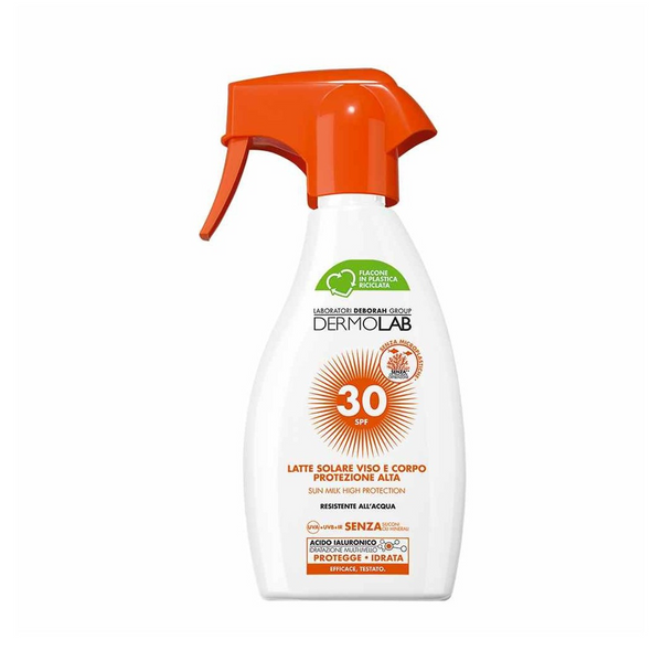 DERMOLAB SOLARI LATTE SOLARE SPF 30 250ML | SPREJ MBROJTËS NDAJ DIELLIT