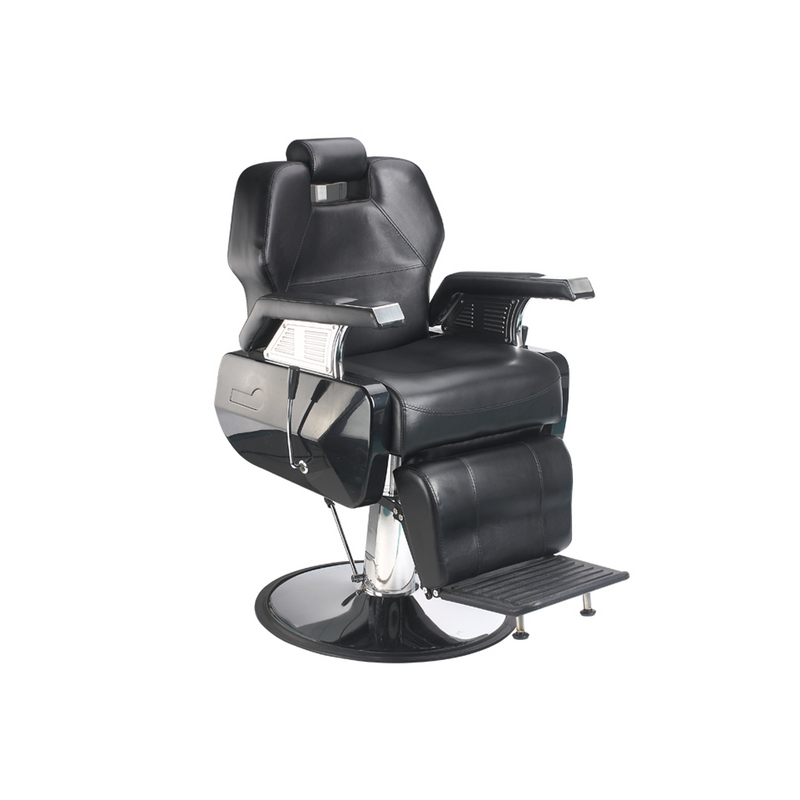 PROFESSIONAL EQUIPMENT BARBER CHAIR (BLACK) B47-CH002A | KARRIGE E ZEZË