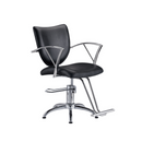 PROFESSIONAL EQUIPMENT BARBER CHAIR (BLACK) B63-CH018 | KARRIGE E ZEZË