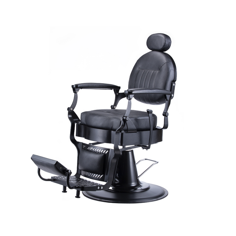 PROFESSIONAL EQUIPMENT BARBER CHAIR (BLACK) B63-CH051B | KARRIGE E ZEZË