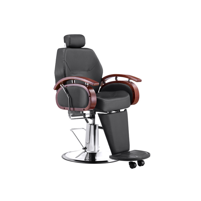 PROFESSIONAL EQUIPMENT BARBER CHAIR (BLACK) B63-CH059 | KARRIGE E ZEZË