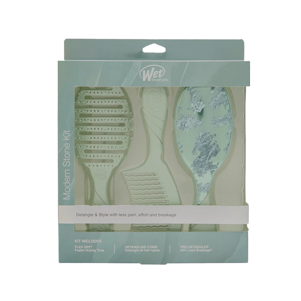 WET BRUSH PRO MODERN STONE KIT | SET PËR KUJDESIN E FLOKËVE