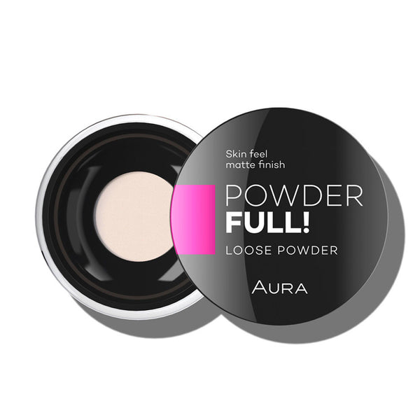 AURA POWDERFUL! LOOSE POWDER 01 LIGHT | PUDËR PLUHUR