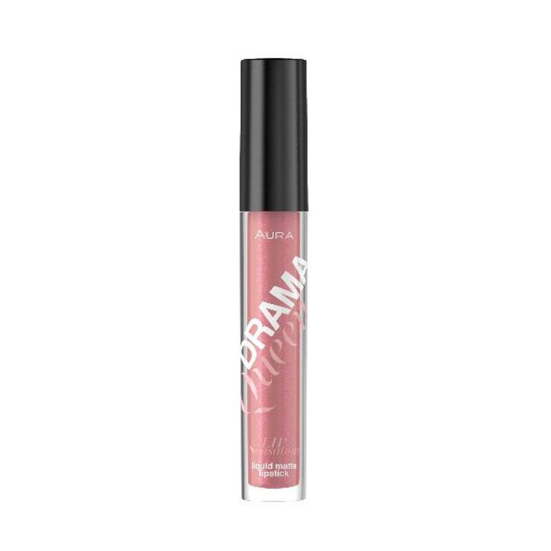 AURA DRAMA QUEEN LIP SENSATION LIQUID MATTE LIPSTICK 4ML | BUZËKUQ