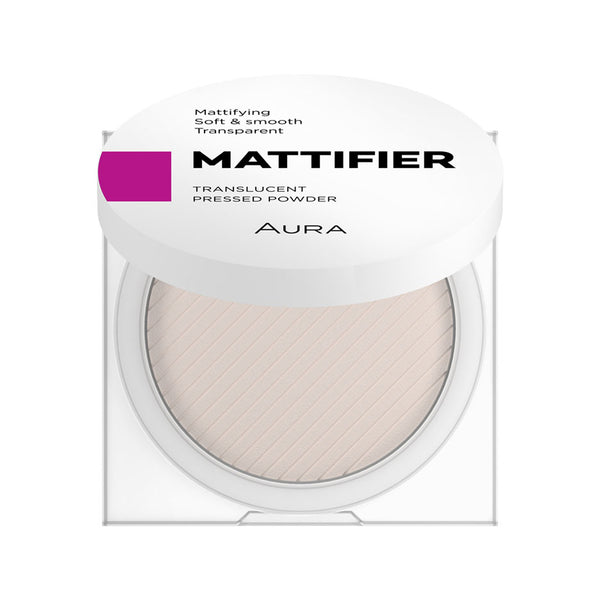 AURA MATTIFYING TRANSLUCENT PRESSED POWDER | PUDËR