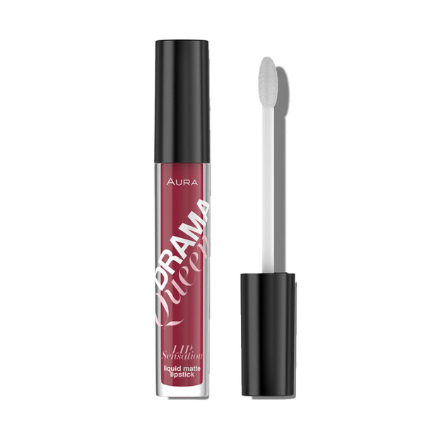AURA MATTE CREAM LIPSTICK DRAMA QUUEN 12 BAD ROMANCE | BUZËKUQ