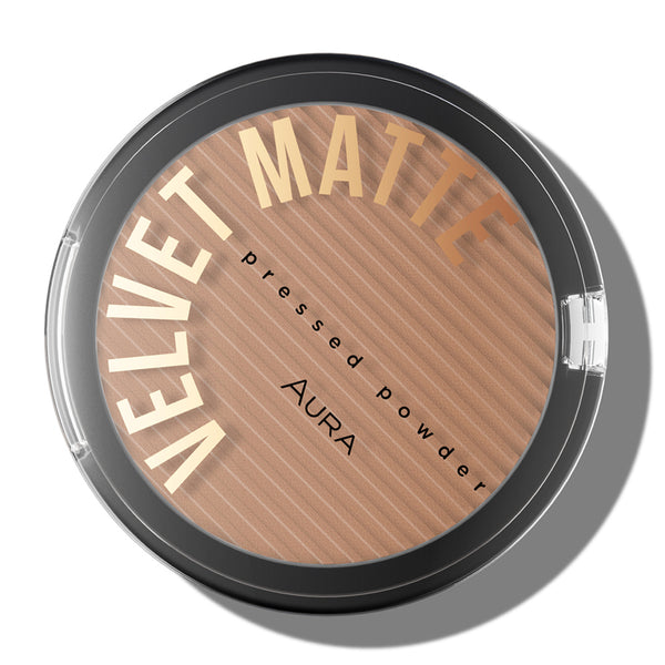AURA VELVET MATTE PRESSED POWDER 317 WARM BEIGE | PUDËR