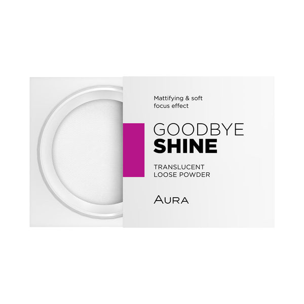 AURA MATTIFYING TRANSLUCENT LOOSE POWDER GOODBYE SHINE | PUDËR