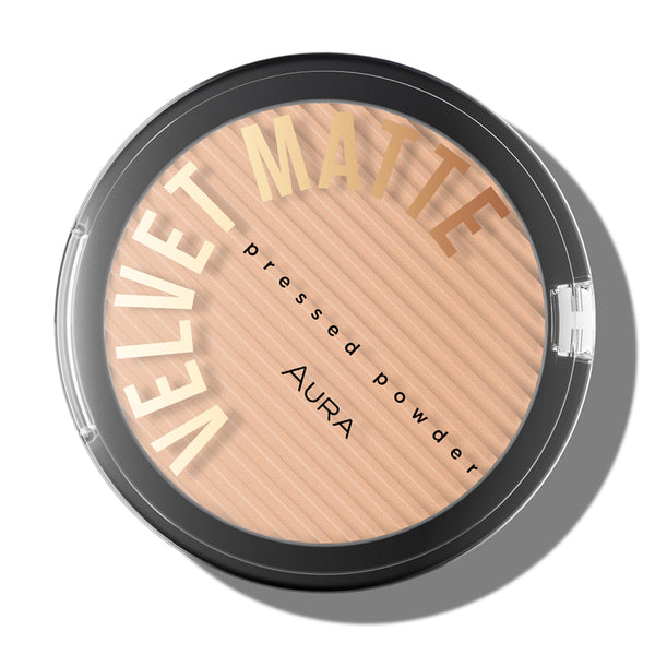 AURA COMPACT POWDER VELVET MATTE 313 HONEY | PUDËR