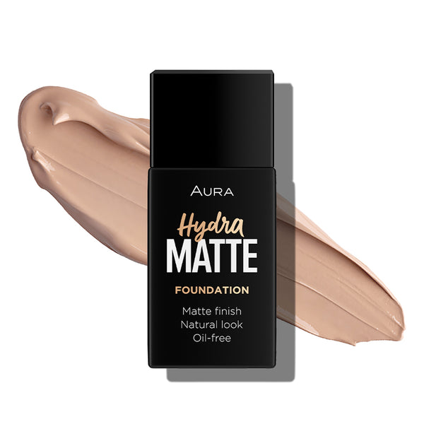 AURA LIQUID FOUNDATION HYDRA MATTE 015 HONEY GLOW | PUDËR