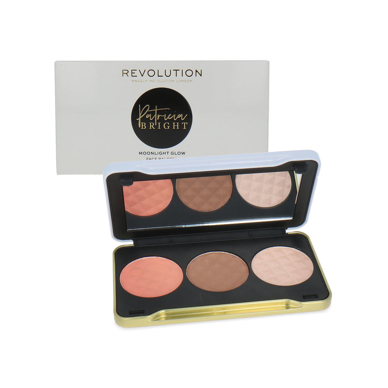 REVOLUTION MOONLIGHT GLOW FACE PALETTE PATRICIA BRIGHT | HIJE PËR SY
